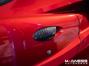 Alfa Romeo 4C Carbon Fiber Exterior Door Handle Trim Set